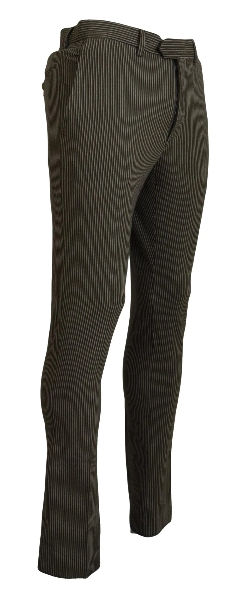 BENCIVENGA Multicolor Striped Pure Cotton Men Pants - Trousers