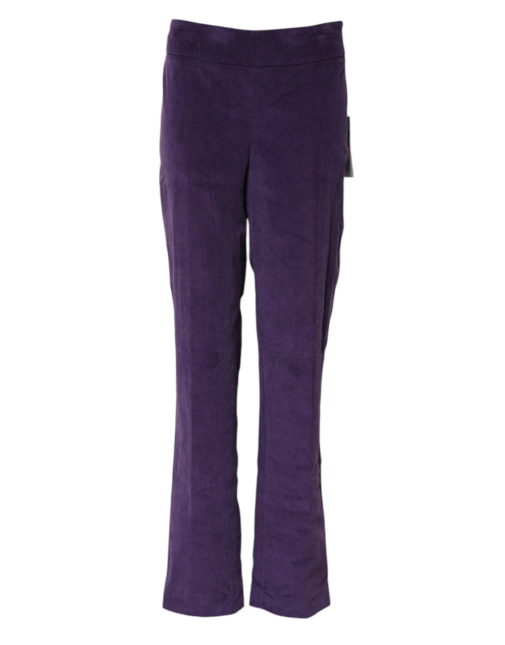 BENCIVENGA Purple High Waisted Flared Pants - IT46|XL - Trousers