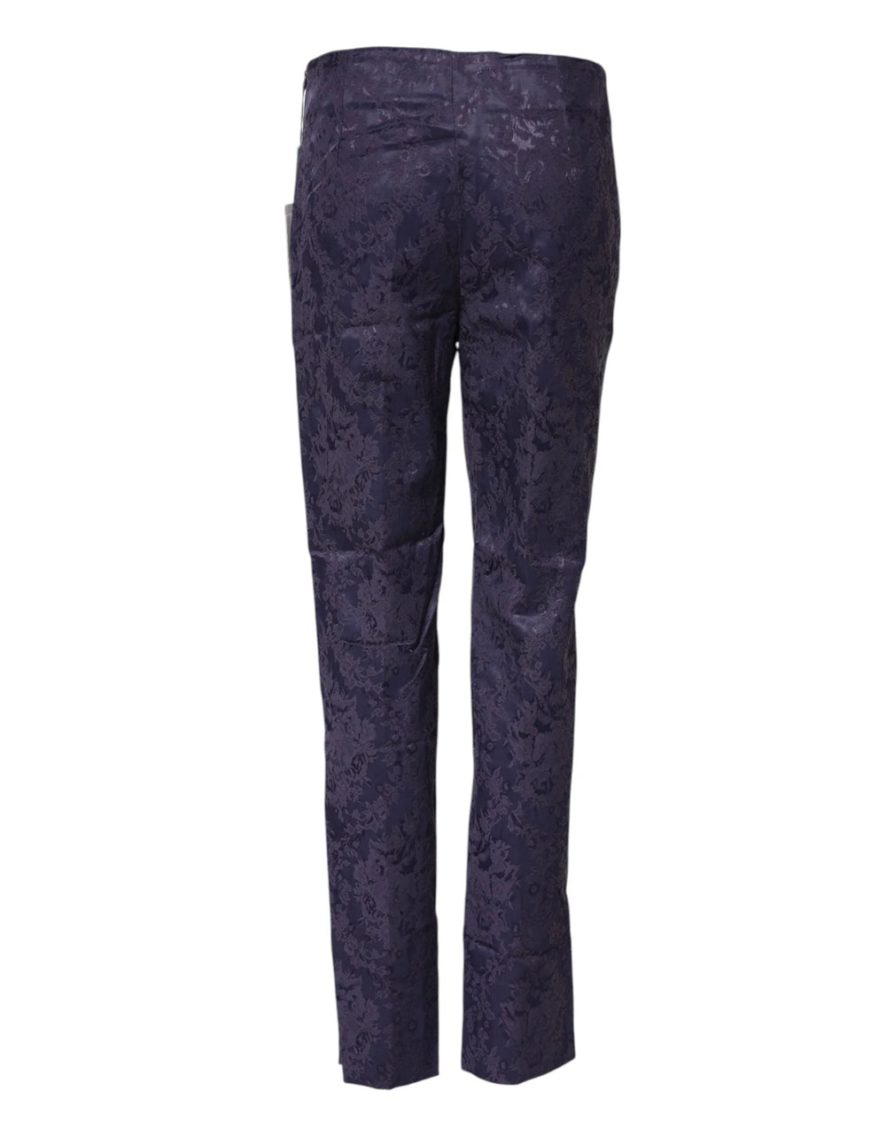 BENCIVENGA Purple Jacquard High Waisted Pants - Trousers
