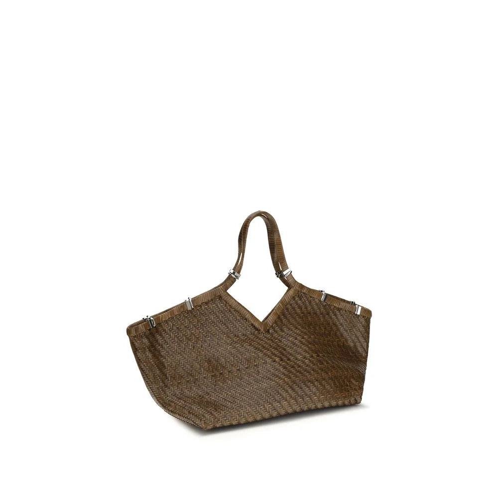 Sac à Main en Cuir Buffalo Bicolor Benedetta Bruzziches