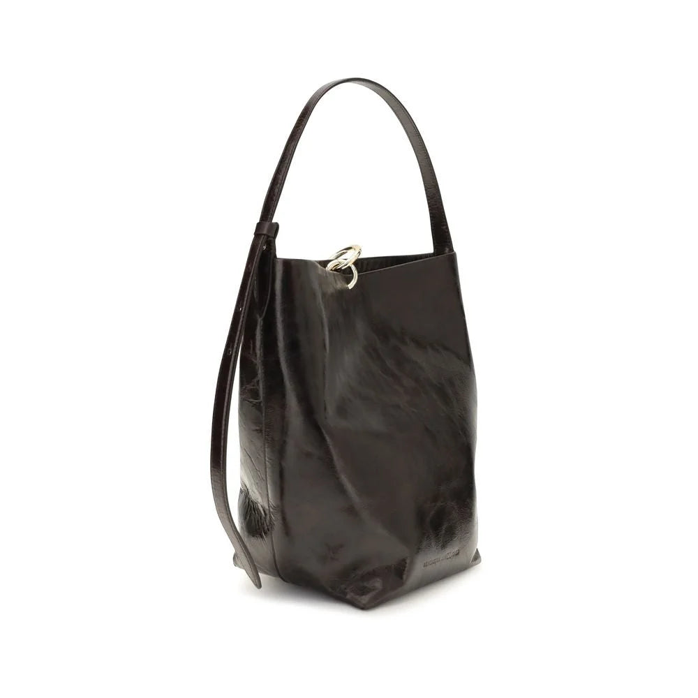 Benedetta Bruzziches Black Calf Leather Bos Taurus Shoulder Bag