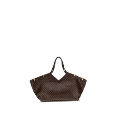Benedetta Bruzziches Brown Buffalo Leather Handbag
