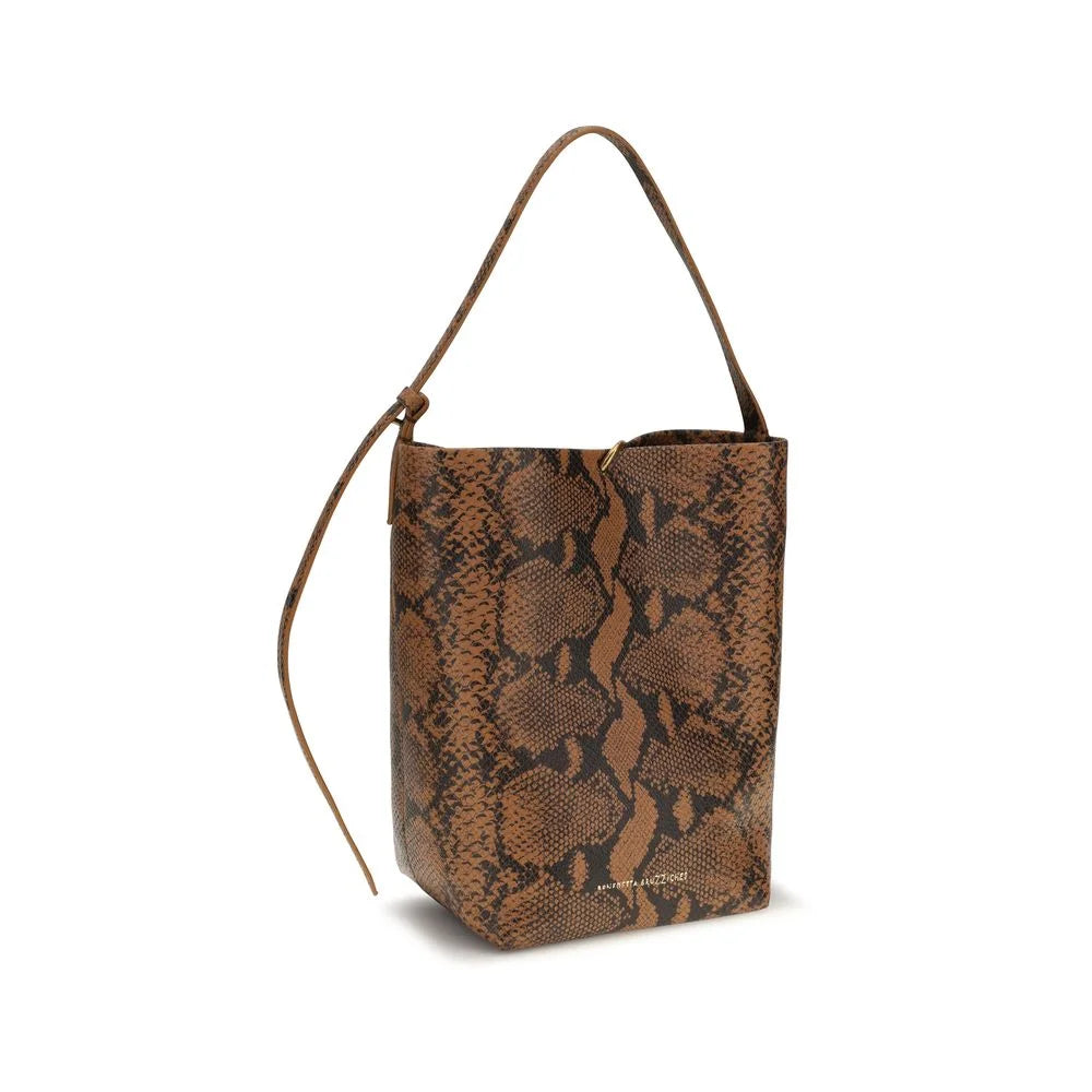Benedetta Bruzziches Brown Calf Leather Bos Taurus Shoulder Bag