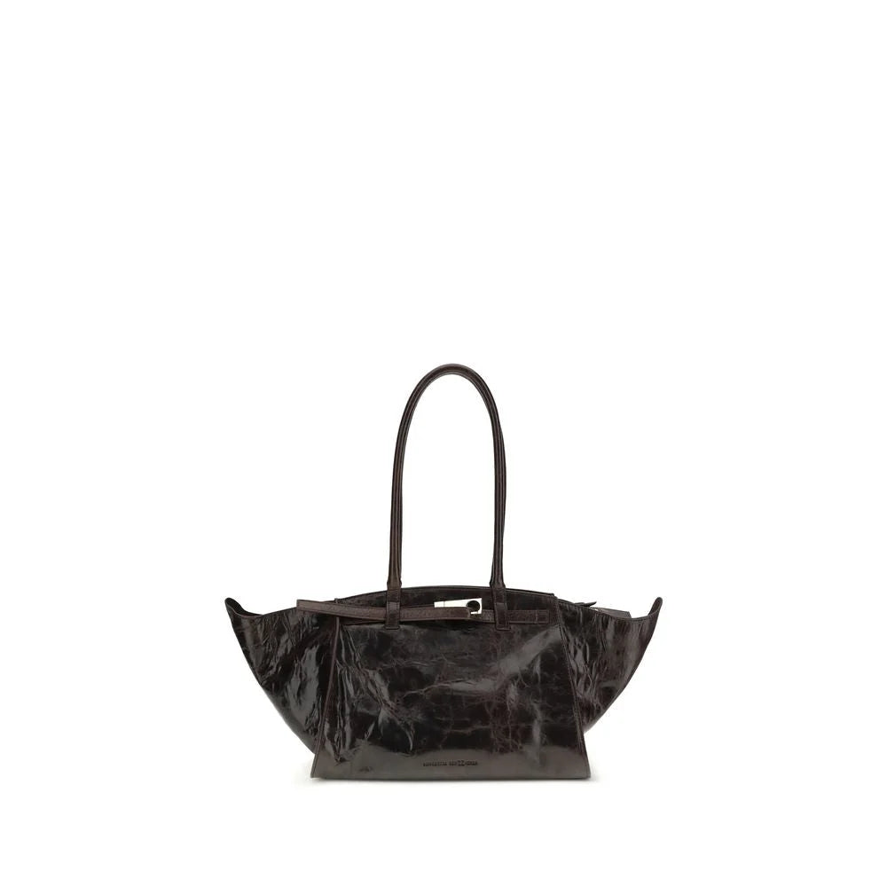 Benedetta Bruzziches Brown Calf Leather Bos Taurus Shoulder Bag