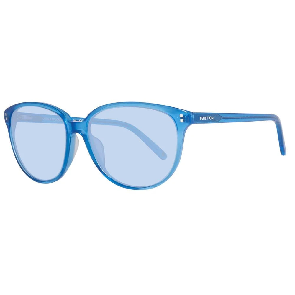 Benetton Blue Plastic Sunglasses - Sunglasses