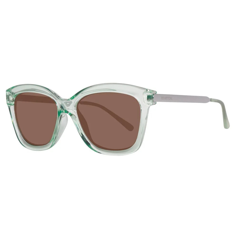 Benetton Green Resin Sunglasses - Sunglasses