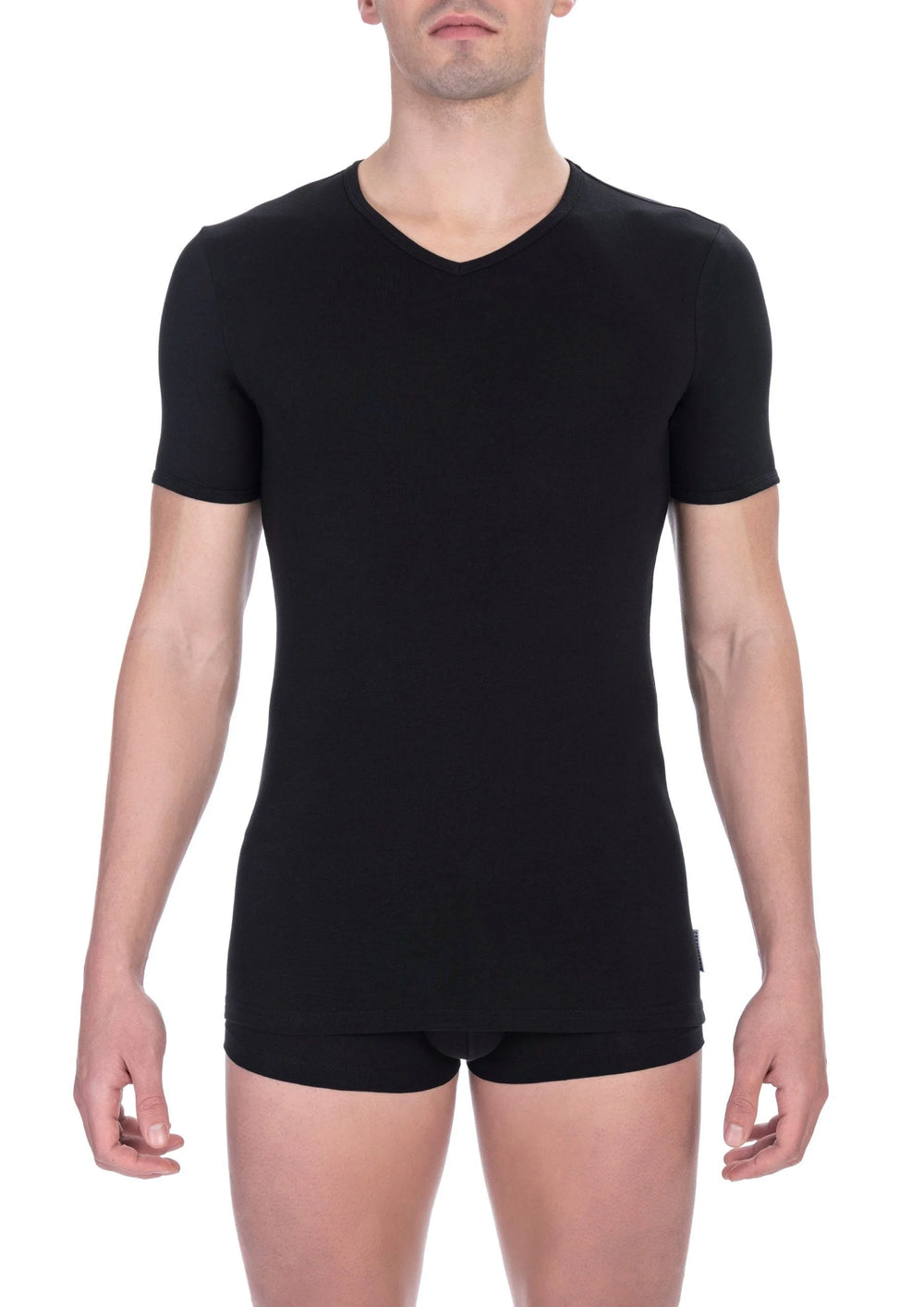 Bikkembergs Black Cotton Men T-Shirt - S - T-Shirts