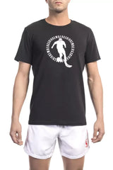 Bikkembergs Black Cotton Men T-Shirt - T-Shirts