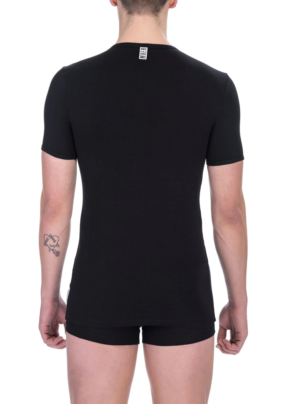 Bikkembergs Black Cotton Men T-Shirt - T-Shirts