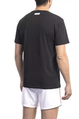 Bikkembergs Black Cotton Men T-Shirt - T-Shirts
