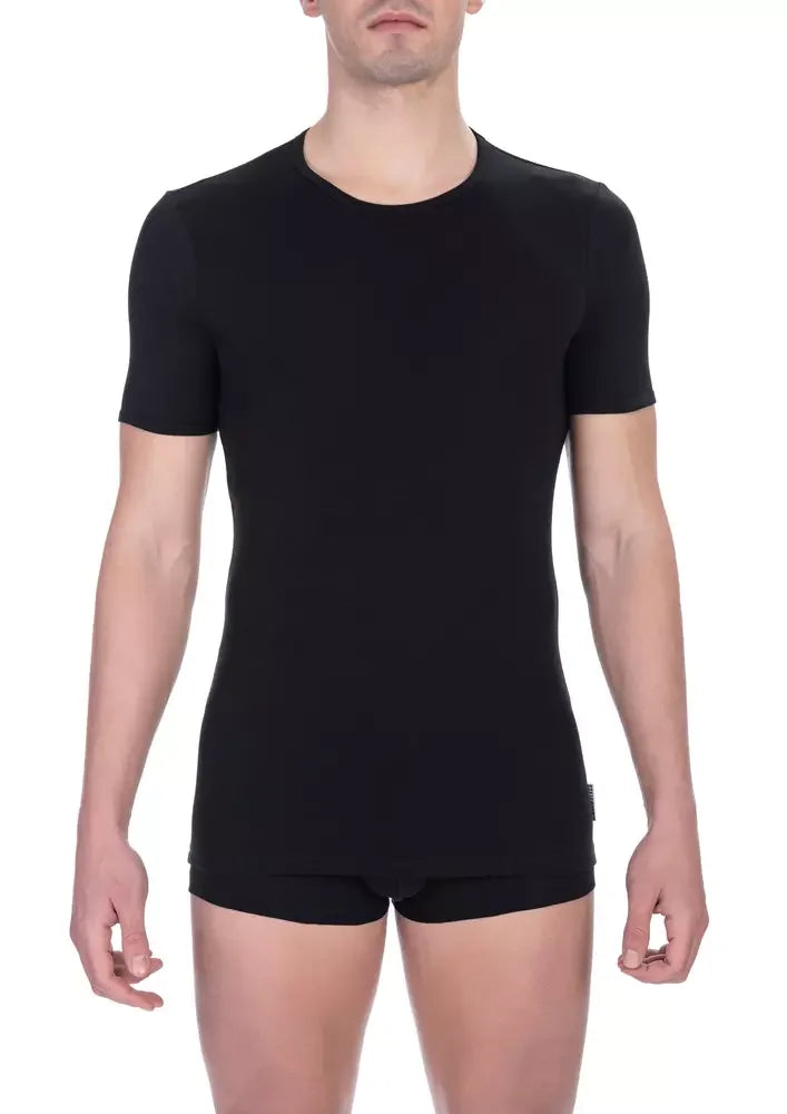 Bikkembergs Black Cotton Men T-Shirt Twin Pack - T-Shirts