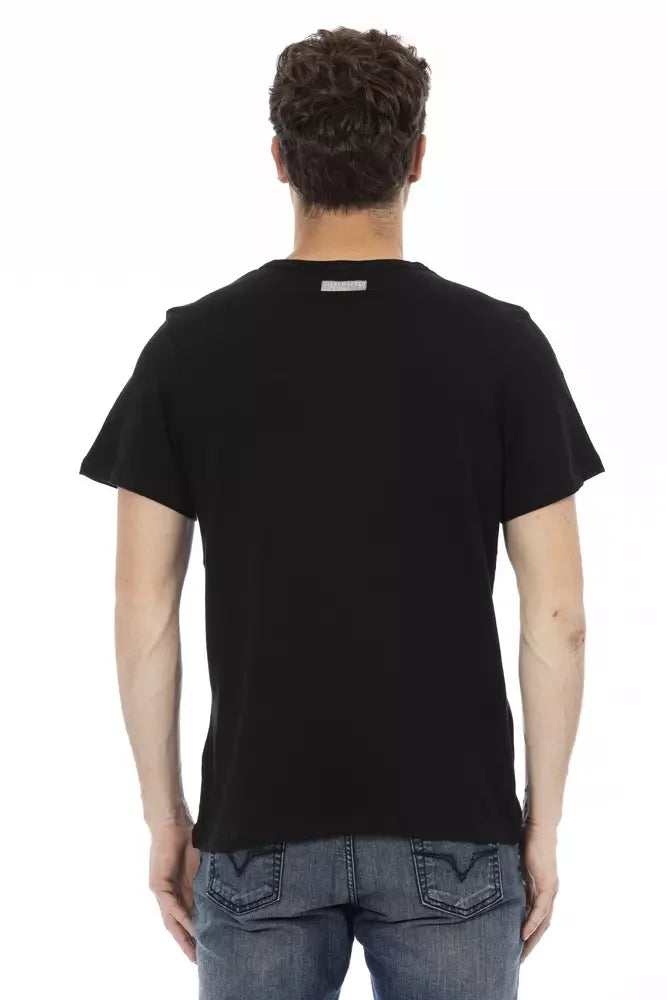 Bikkembergs Black Cotton Men’s T-Shirt - S - T-Shirts