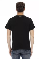 Bikkembergs Black Cotton Men’s T-Shirt - S - T-Shirts