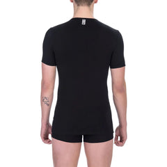Bikkembergs Black Cotton Men’s T-Shirt - T-Shirts