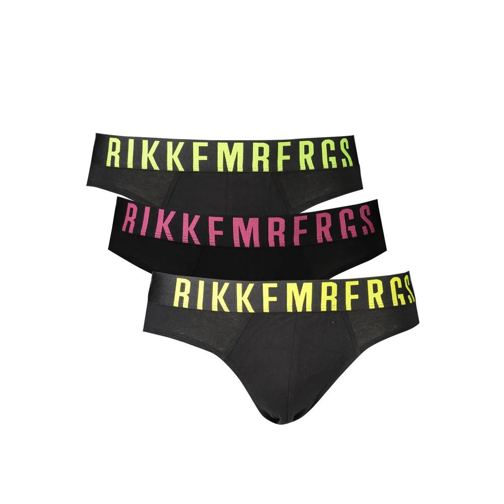 Bikkembergs Black Cotton Underwear - Briefs