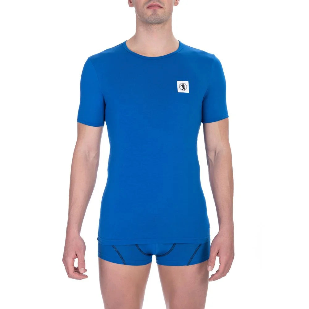 Bikkembergs Blue Cotton Men T-Shirt Twin Pack - T-Shirts