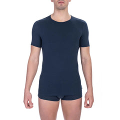 Bikkembergs Blue Cotton Men’s T-Shirt Twin Pack - T-Shirts