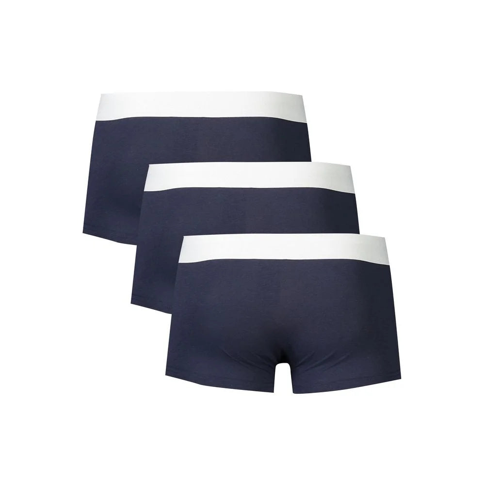 Bikkembergs Blue Cotton Underwear - Boxer Briefs