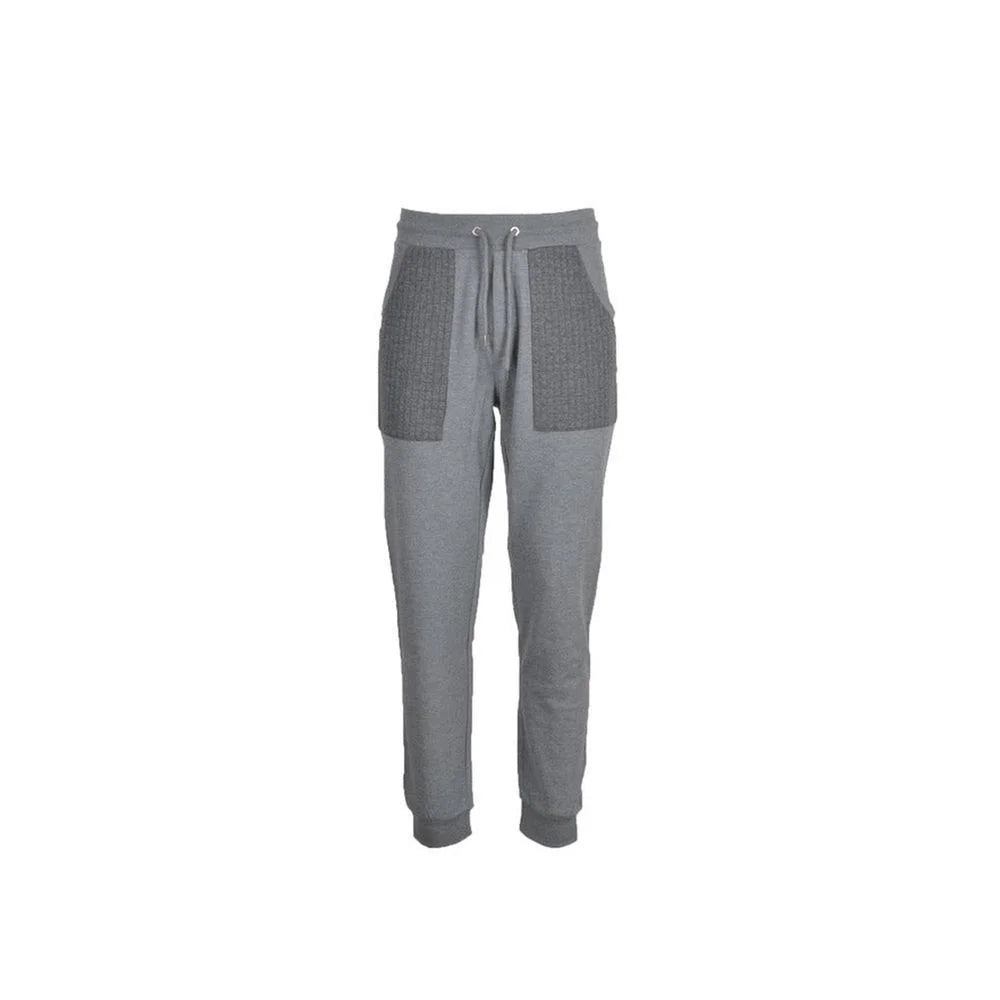 Bikkembergs Gray Cotton Joggers (Workout Pants) - M