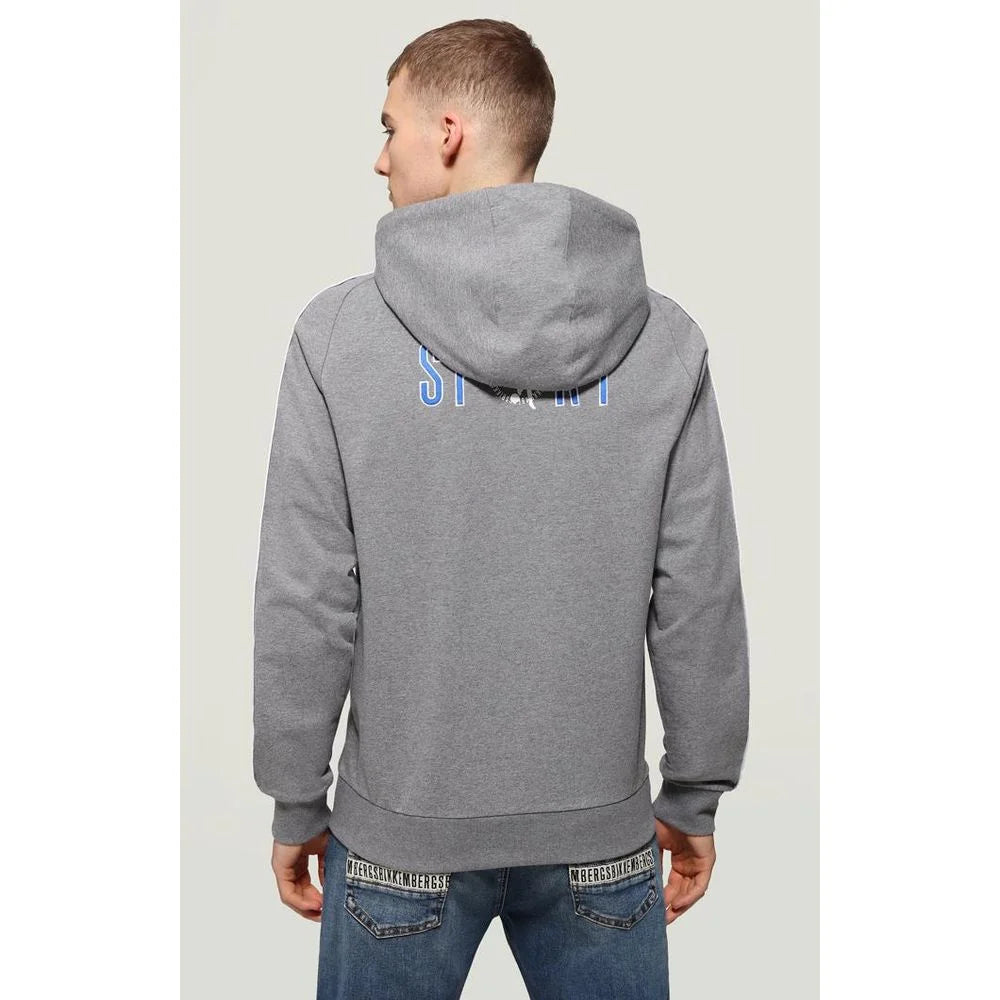 Bikkembergs Gray Cotton Sweatshirt - M