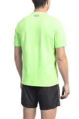 Bikkembergs Green Cotton Men T-Shirt - T-Shirts