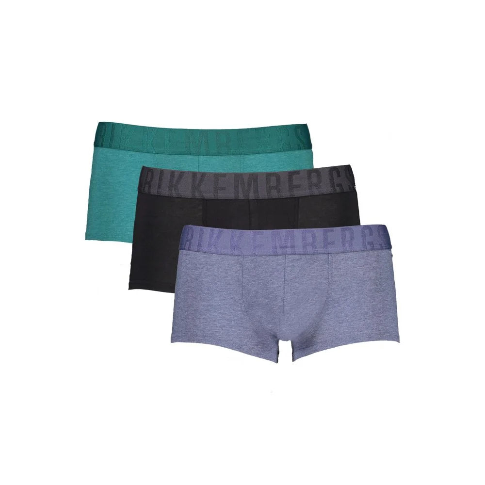 Bikkembergs Green Polyester Men Boxer - Boxer Briefs