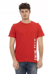 Bikkembergs Red Cotton Men T-Shirt - T-Shirts