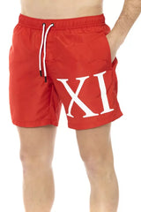 Bikkembergs Red Polyester Men Swim Short - Swim Boxers