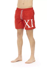Bikkembergs Red Polyester Men Swim Short - Swim Boxers