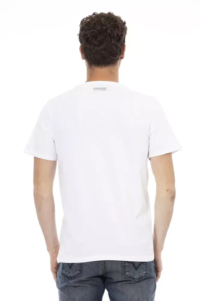 Bikkembergs White Cotton Men T-Shirt - T-Shirts