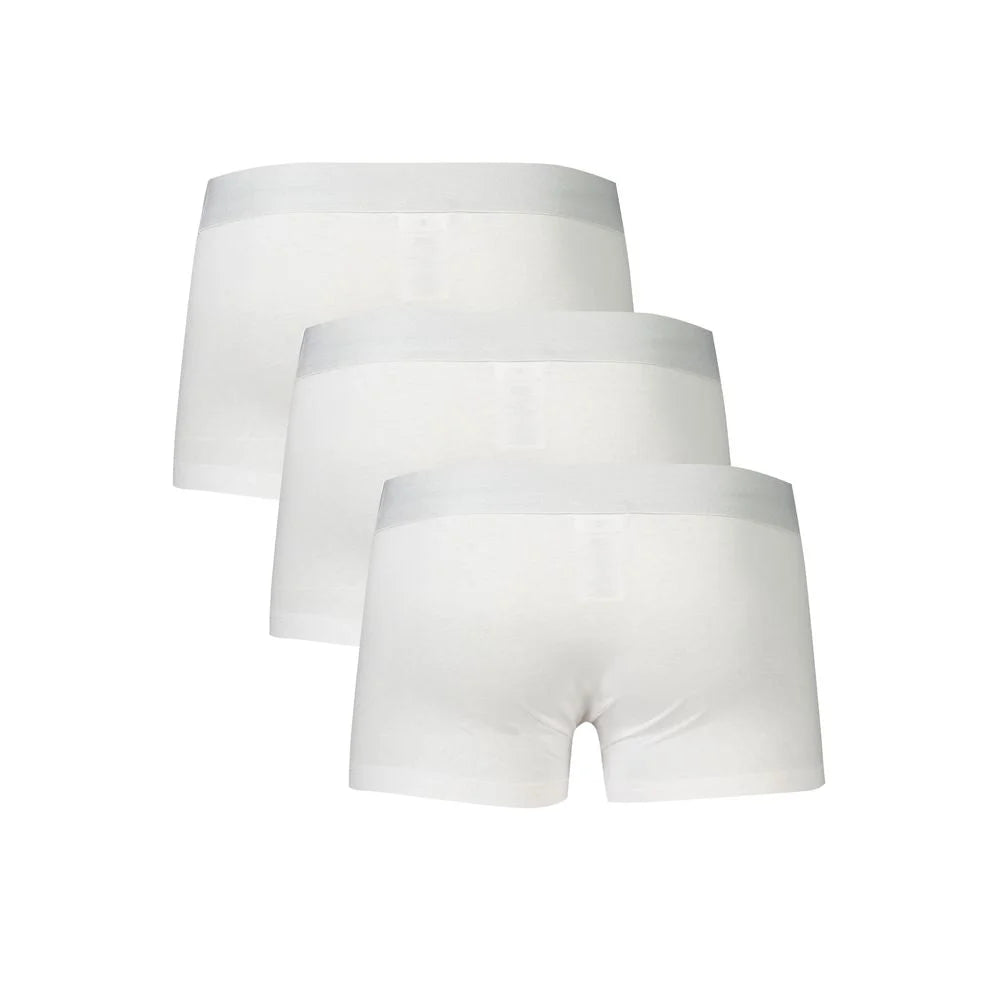 Bikkembergs White Cotton Underwear - Boxer Briefs