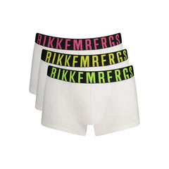 Bikkembergs White Cotton Underwear - Boxer Briefs