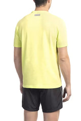 Bikkembergs Yellow Cotton Men T-Shirt - T-Shirts
