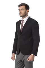 Billionaire Italian Couture Black Wool Blazer - IT50 | L