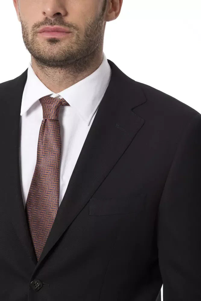 Billionaire Italian Couture Black Wool Men’s Blazer - IT50 | L - Sport Jackets