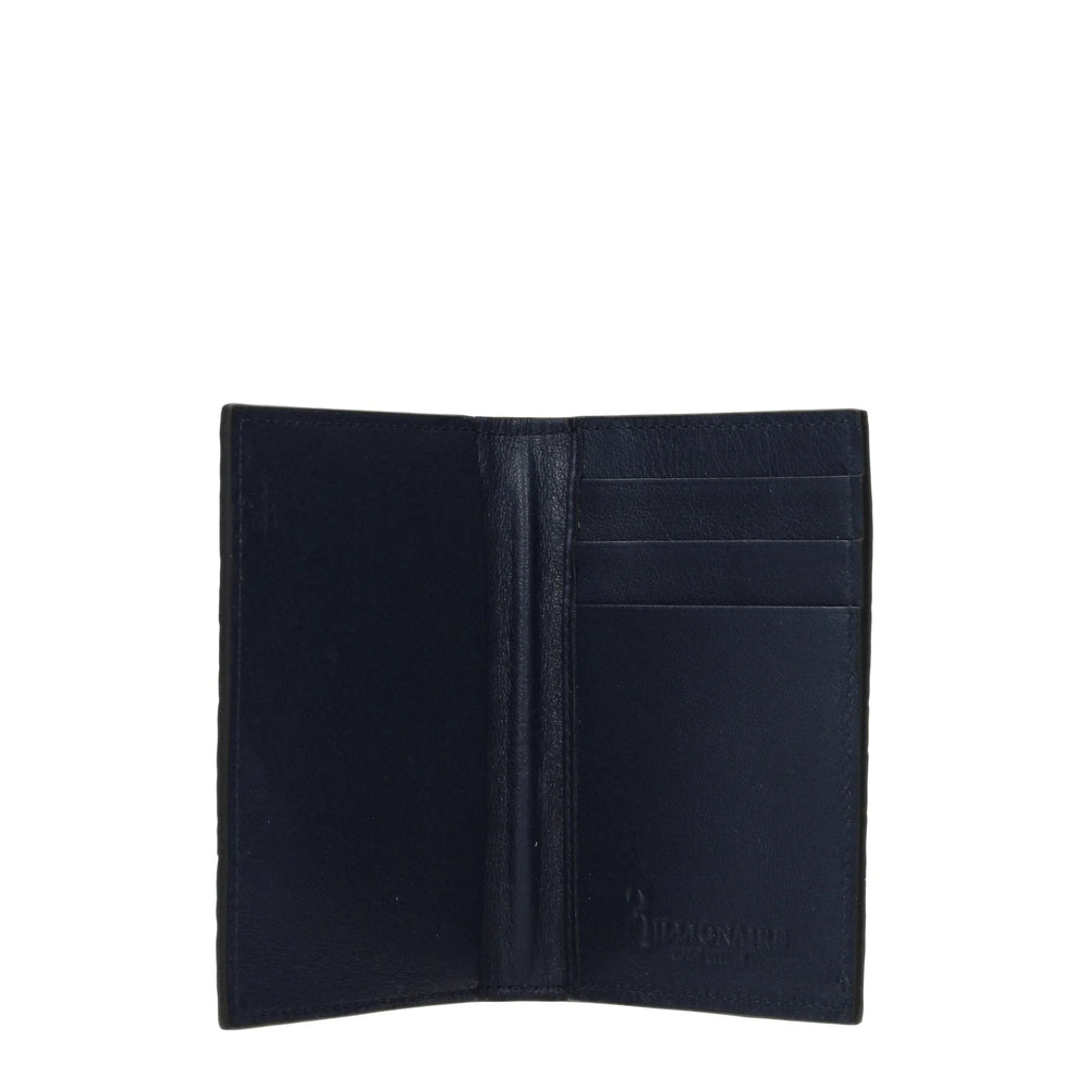 Billionaire Italian Couture Blue Crocodile Cardholders - Card Cases