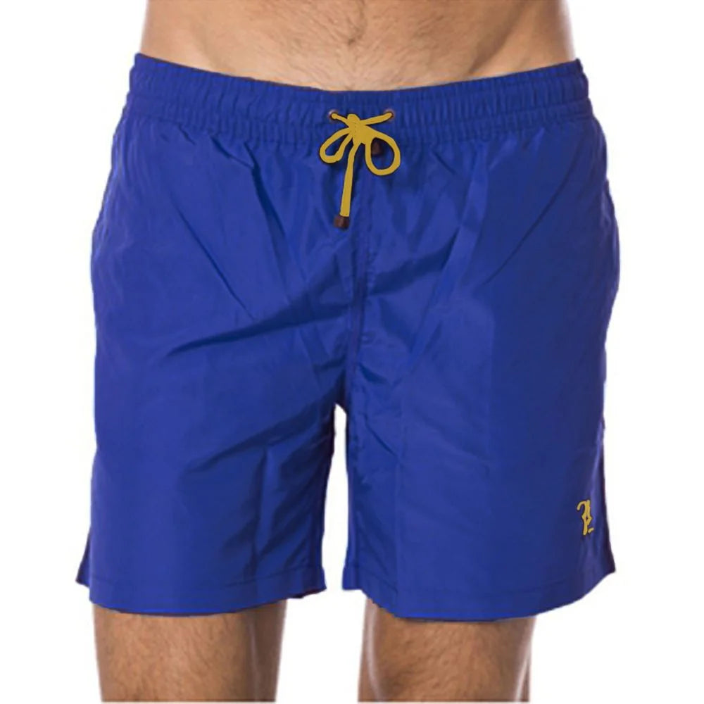 Billionaire Italian Couture Blue Polyester Men’s Swimsuit