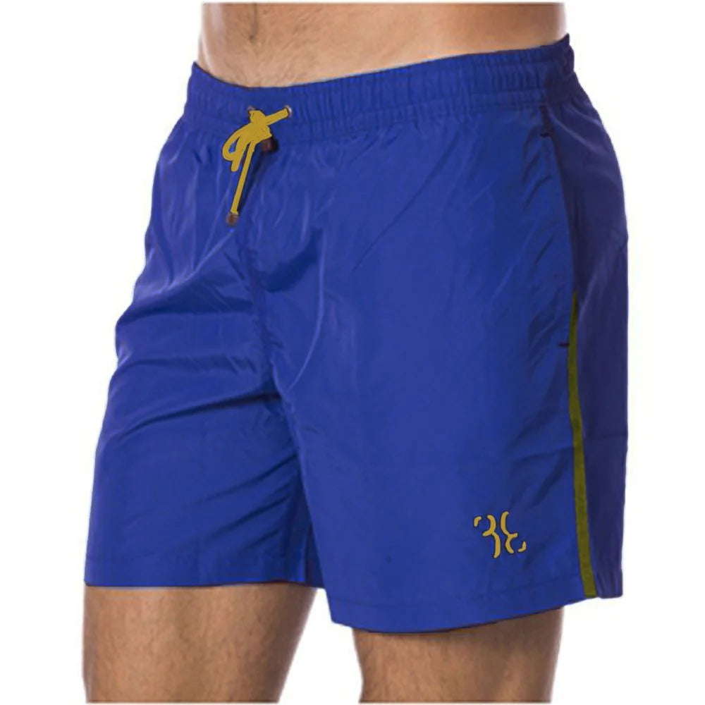 Billionaire Italian Couture Blue Polyester Men’s Swimsuit - Swim Boxers