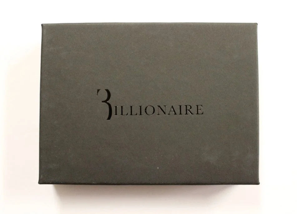 Billionaire Italian Couture Brown Leather Bifold Wallet - Wallets