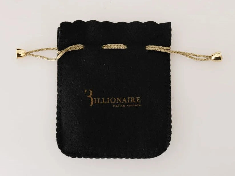Billionaire Italian Couture Brown Leather Cardholder Wallet - Card Cases