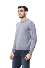 Billionaire Italian Couture Gray Merino Wool Men Sweater - S - Sweaters