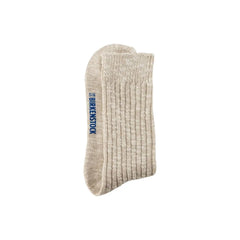 Birkenstock Beige Cotton Sock - 39-41 - Crew Socks