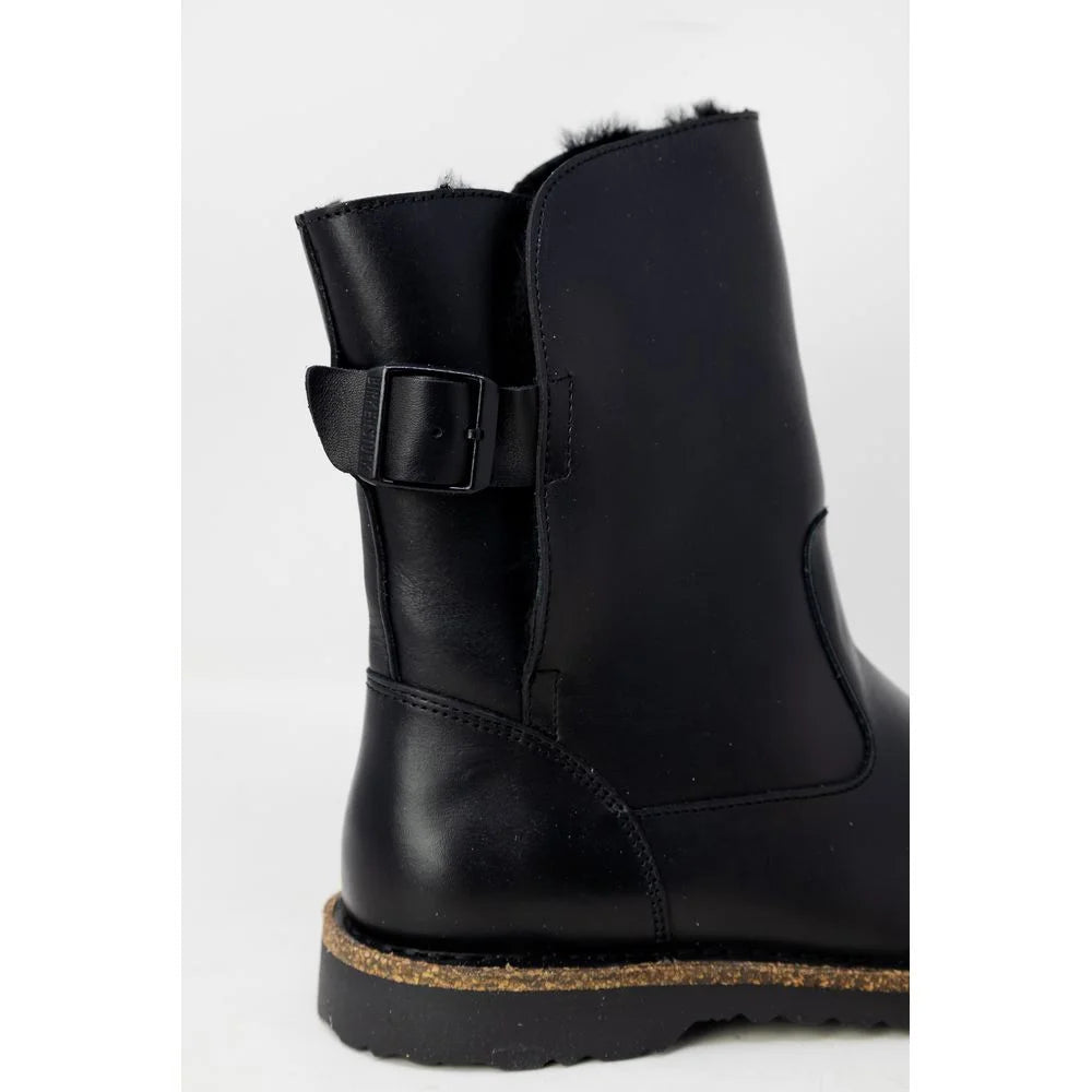 Birkenstock Black Leather Ankle - Boots