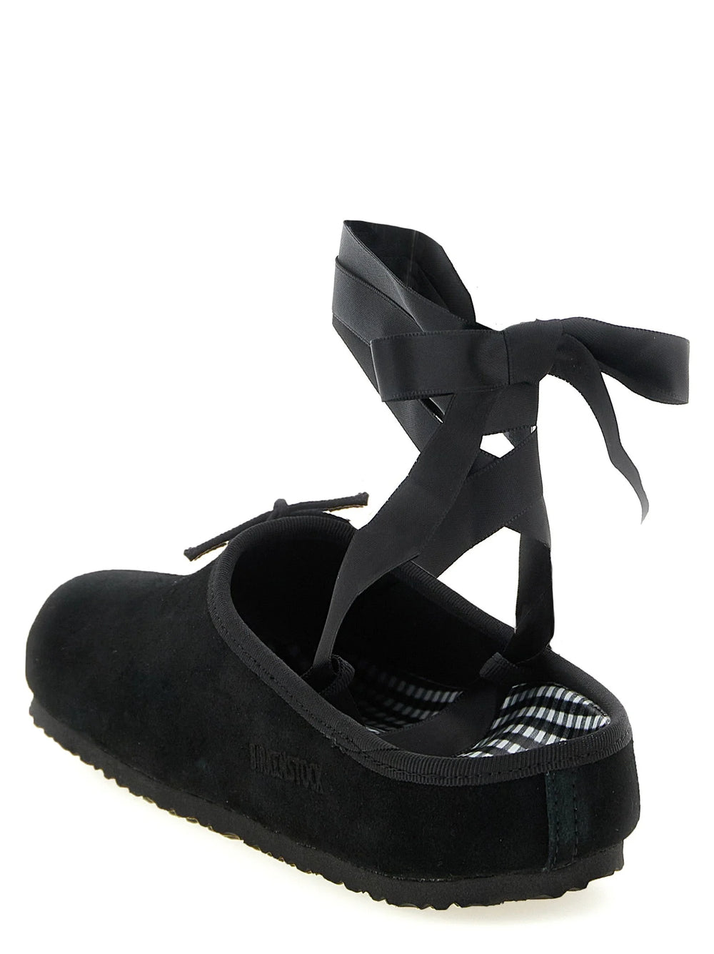 Birkenstock Black Suede Leather Ballet Flats - EU39/US9