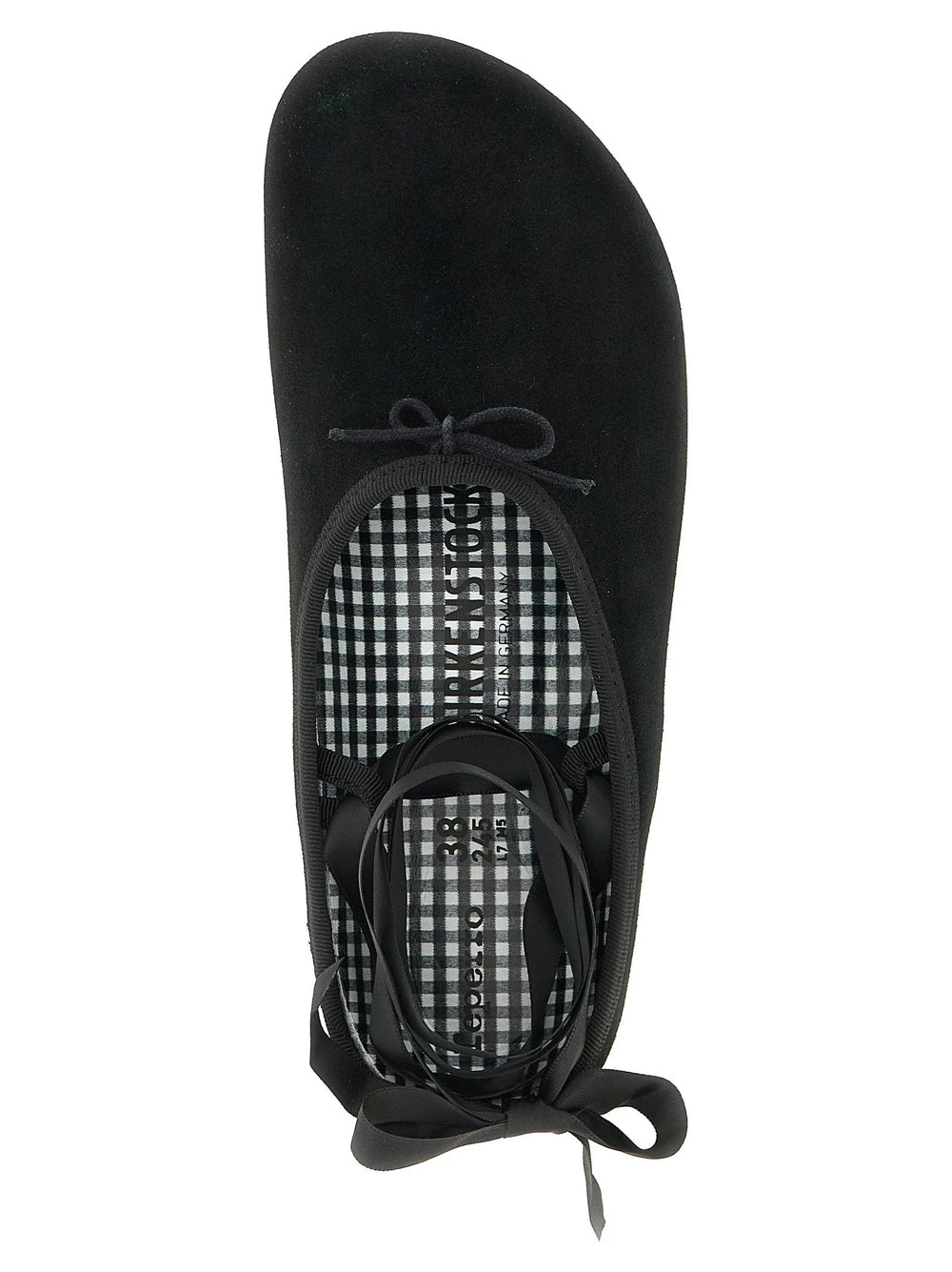 Birkenstock Black Suede Leather Ballet Flats - EU39/US9
