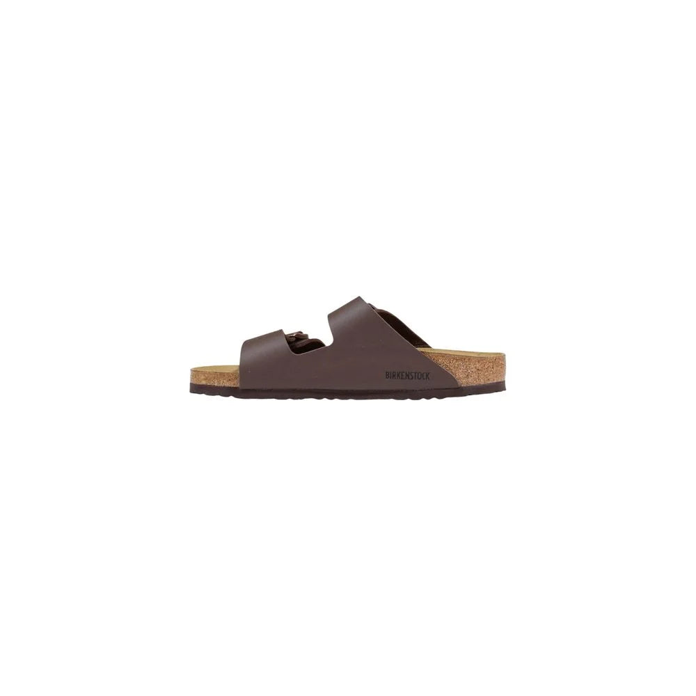 Birkenstock Brown Synthetic Flat Sandals
