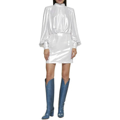 BLANCA VITA Abelia Laminated Mini Dress - 42