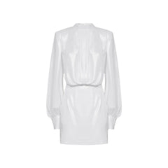 BLANCA VITA White Polyester Casual Dress - 42