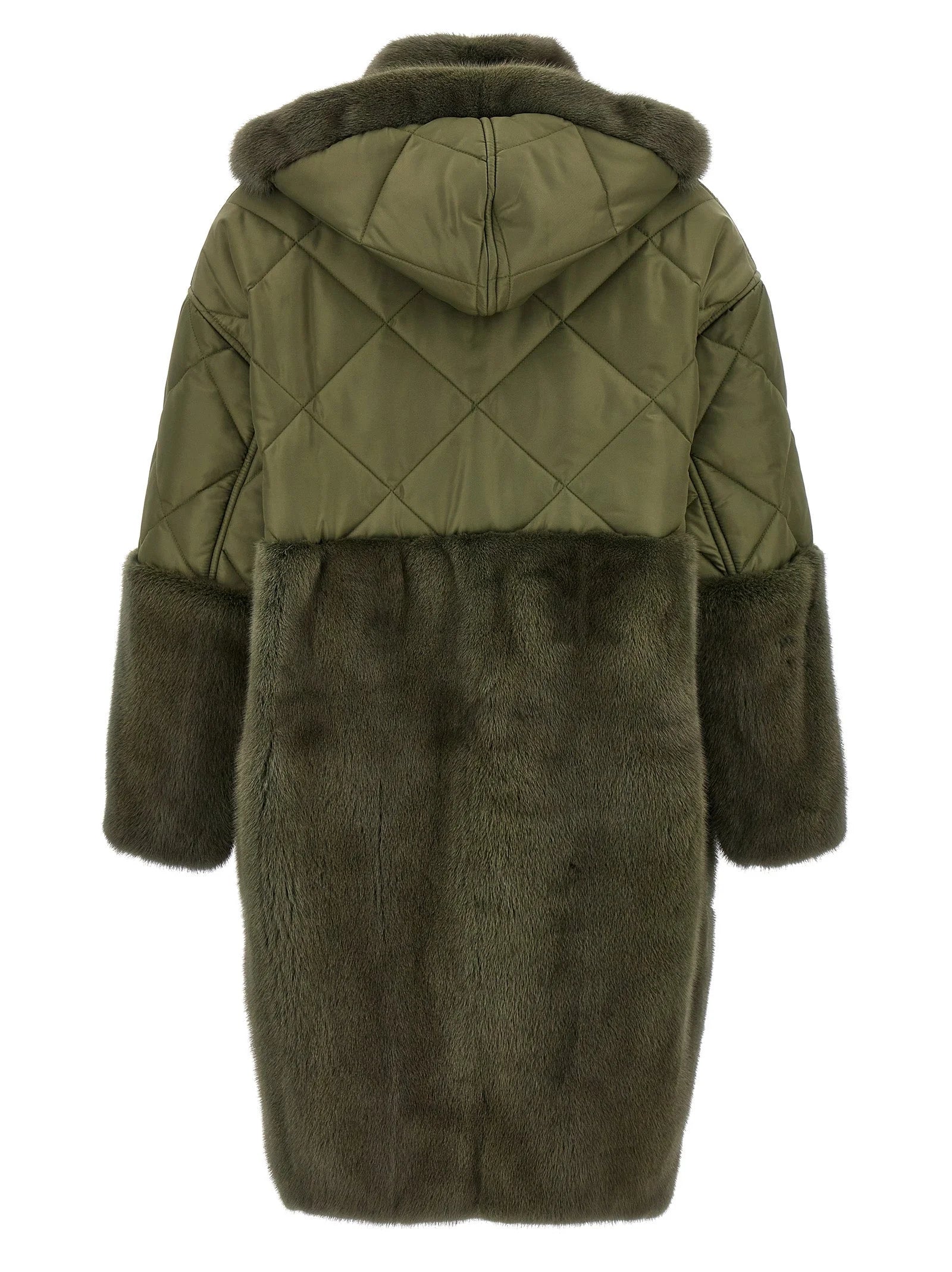 BLANCHA Bicolor Polyester Coat - IT40