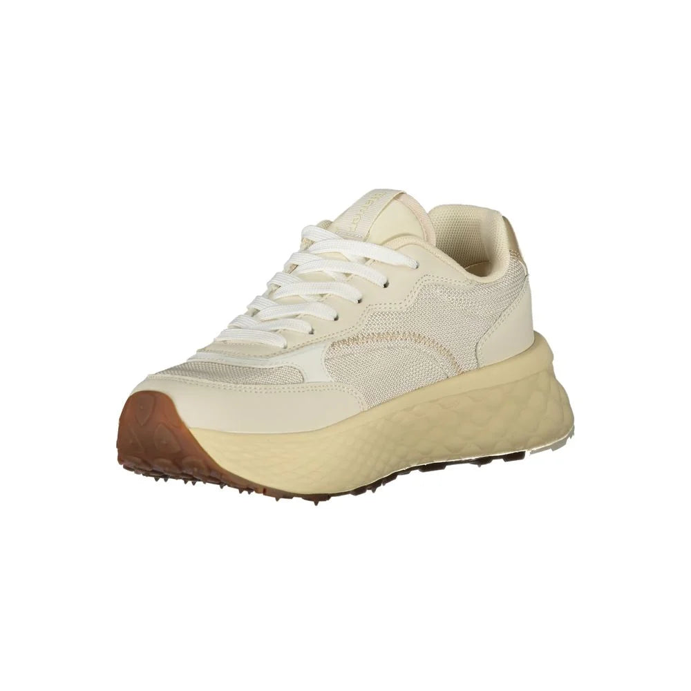 Blauer Beige Leather Women Sneaker - Sneakers